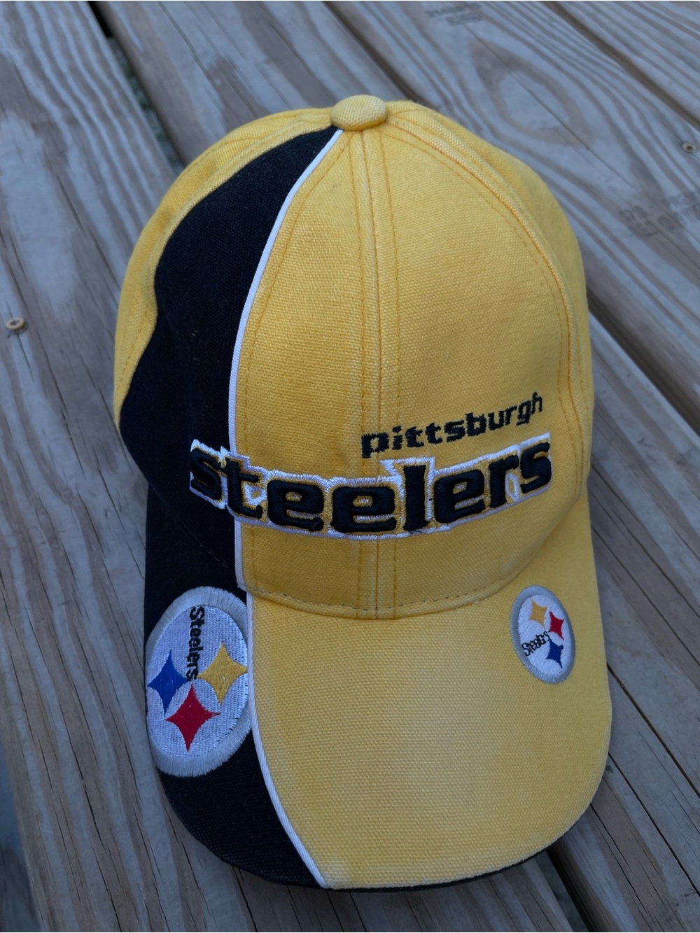 Vintage Pittsburgh Steelers Cap, strap back adjustable hat